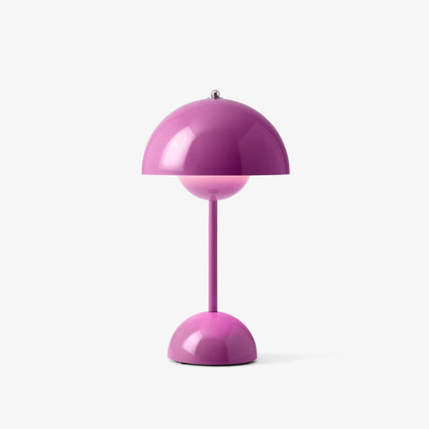 Flowerpot Portable Table Lamp - Tangy Pink