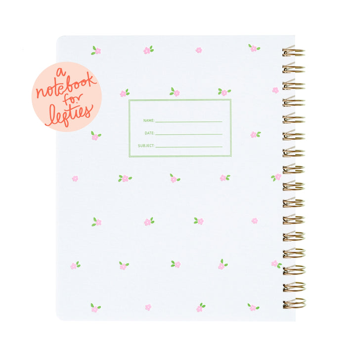 Lefty Standard Notebook - Mini Floral Pink