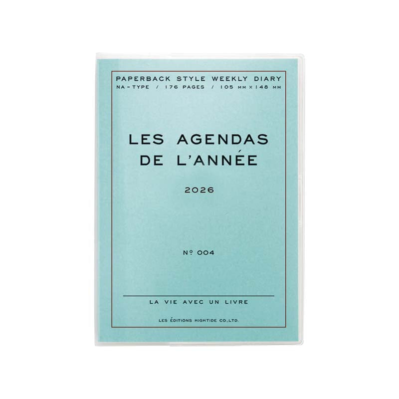 2026 A6 Block Poche Planner - Mint