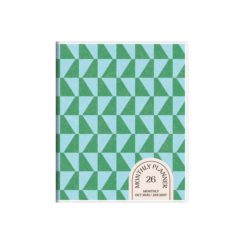 2026 Monthly Planner Square - Sail Green