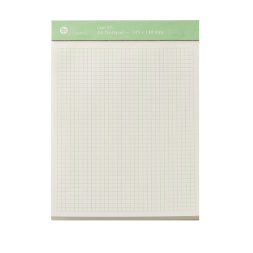A6 Notepad - Pale Green