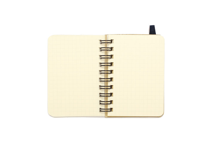 Rollbahn Mini Memo Notebook - Grid: Yellow