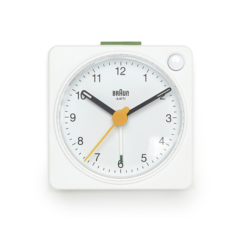 Braun Analog Travel Alarm Clock - White – Shorthand