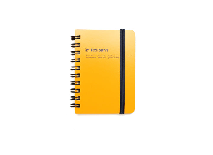 Rollbahn Mini Memo Notebook - Grid: Yellow