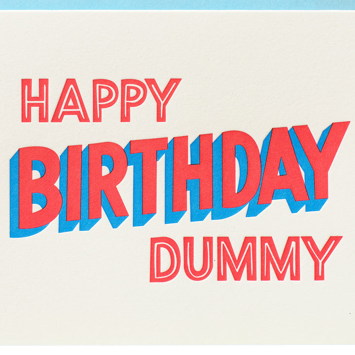 Happy Birthday Dummy