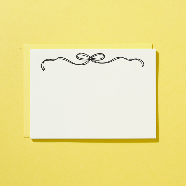 BW Bow Letter Sheet Set