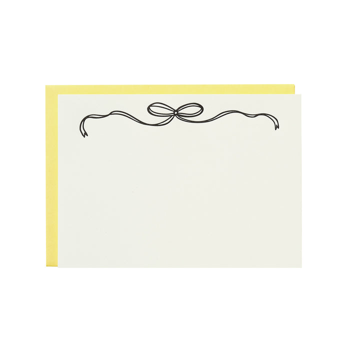 BW Bow Letter Sheet Set