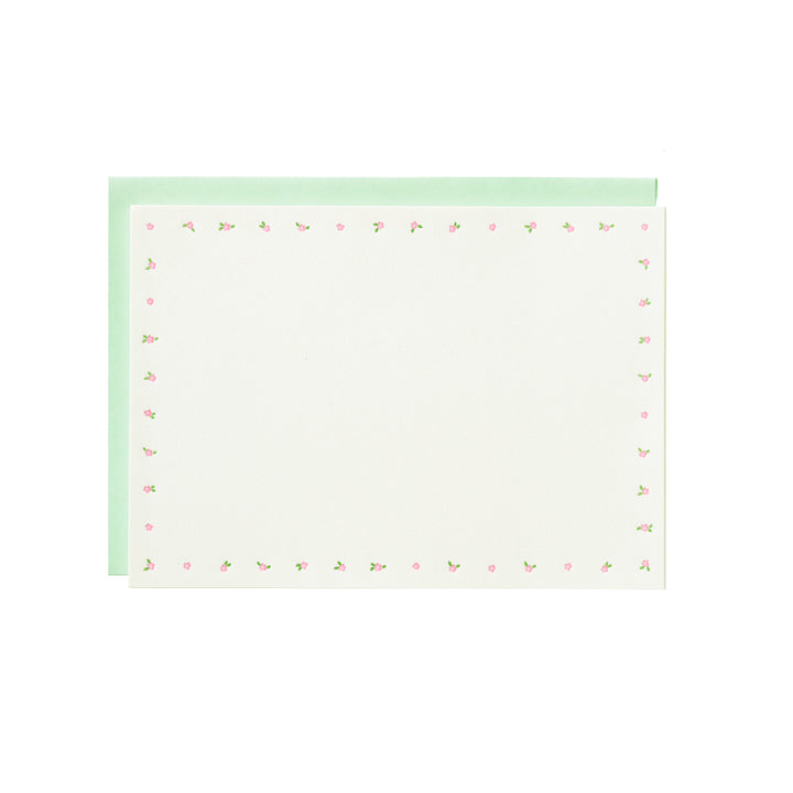 Mini Floral Pink Letter Sheet Set