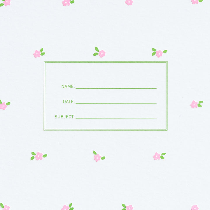 Standard Notebook - Mini Floral Pink