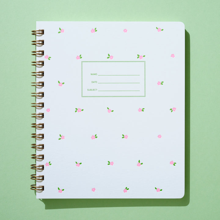 Standard Notebook - Mini Floral Pink