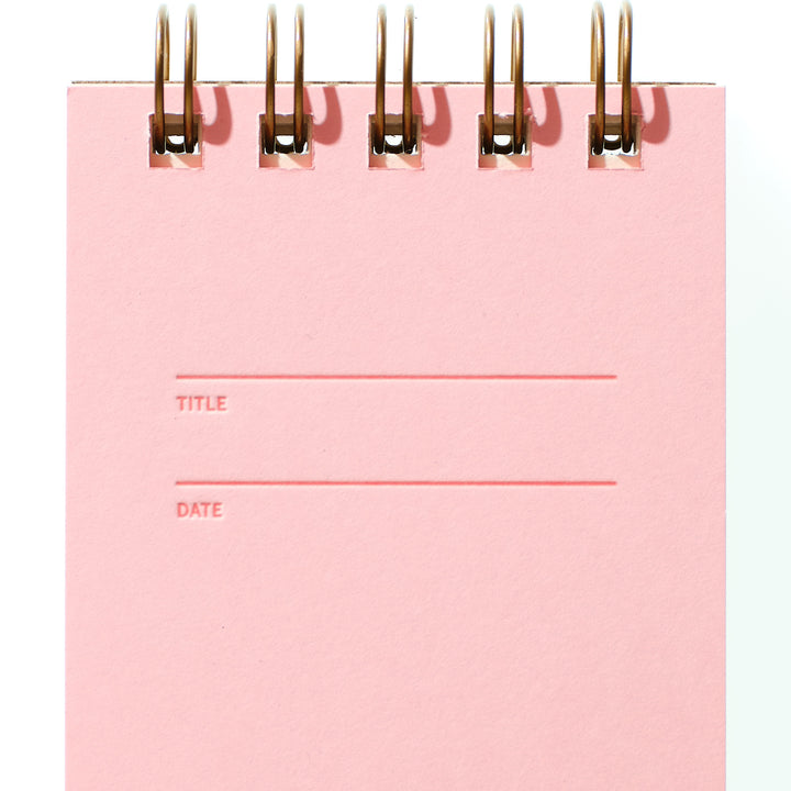 Reporter Notebook - Pink Lemonade