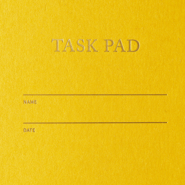 Task Pad Notebook - Mustard