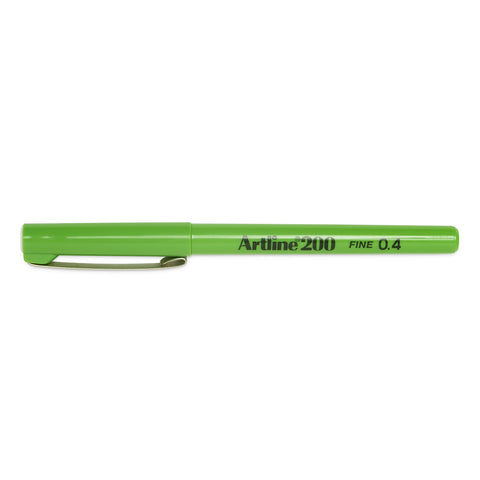 Artline 200 Sign Pen 0.4mm - Yellow Green