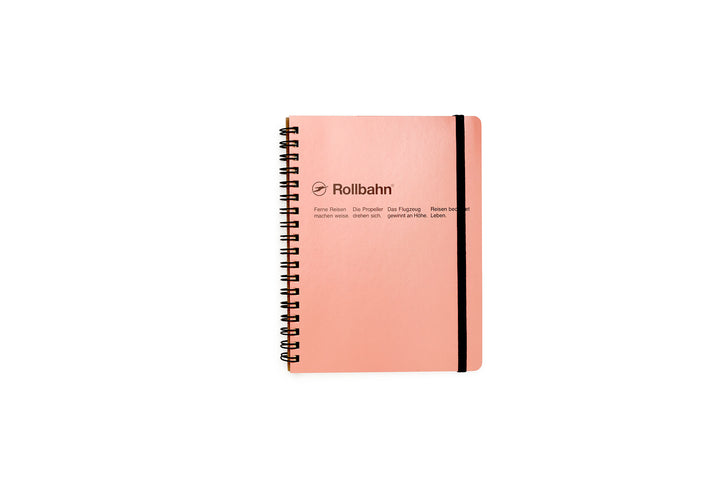 Rollbahn Spiral Notebook - Grid: Blush Pink