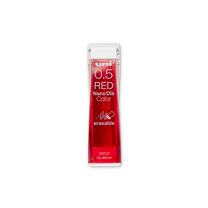 Uni Nano Dia .5mm Lead Refill - Red