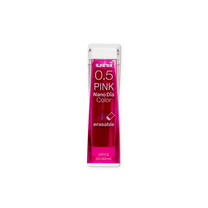 Uni Nano Dia .5mm Lead Refill - Pink