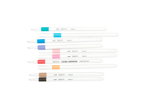 Emott Ever Fine Color Liner Set of 10 #2 – Shorthand