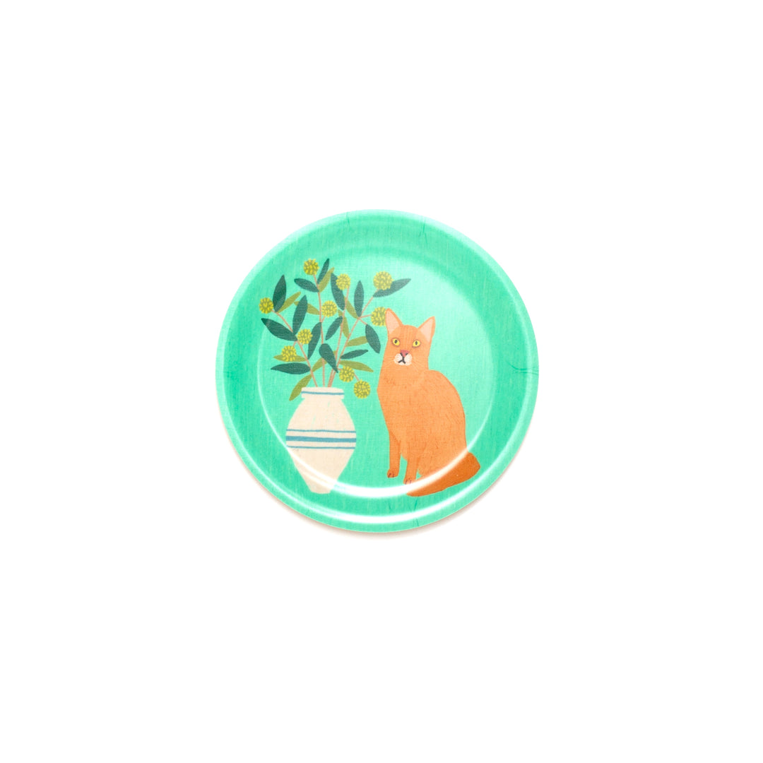 Ginger Cat Birch Wood Mini Tray