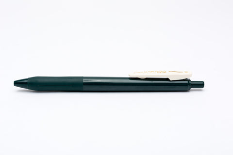 Zebra Sarasa Push Clip Gel Pen - Vintage Green Black Ink