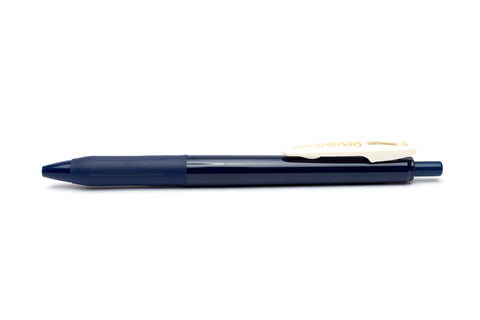 Zebra Sarasa Push Clip Gel Pen - Vintage Blue Black Ink
