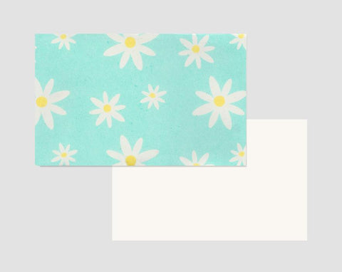 Mint Daisy Notecard Set