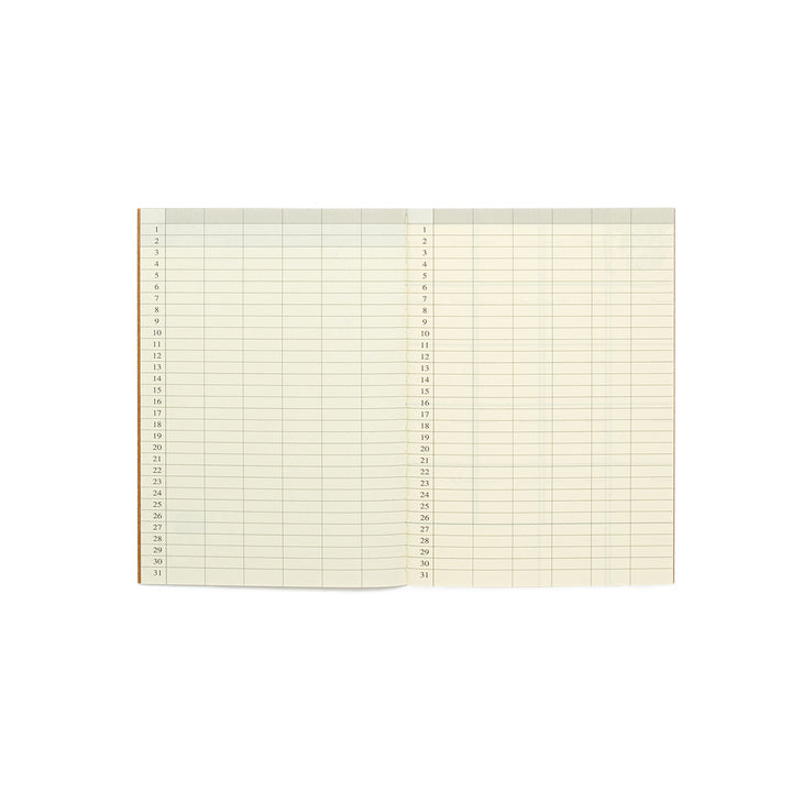 Midori Passport Size Free Diary - Cream