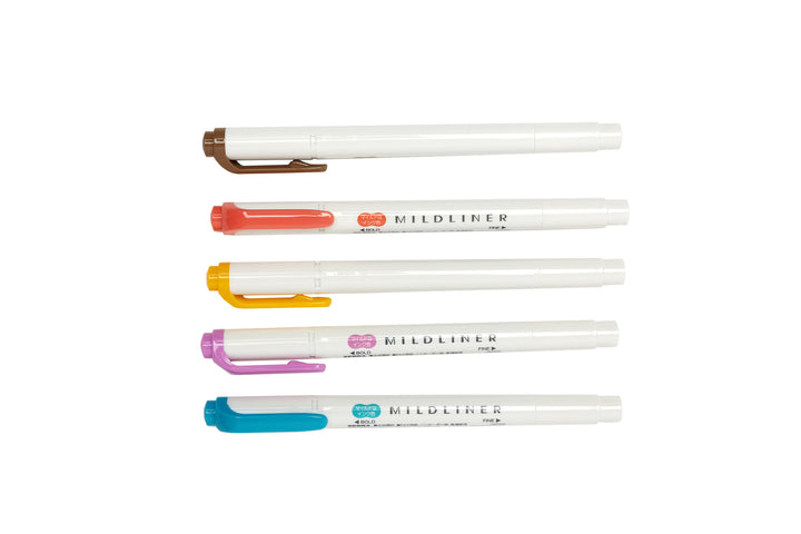 Mildliner 5 Color Highlighter Set - RC