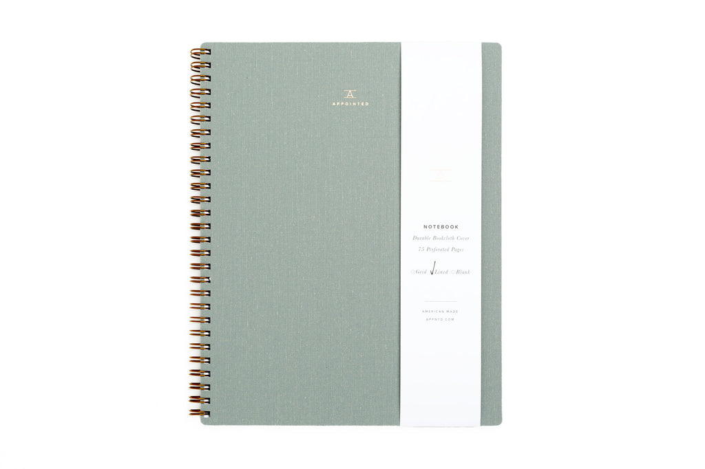 Dove Grey Notebook - Lined