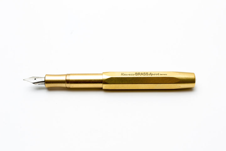 Kaweco Brass Sport Fountain Pen - Fine
