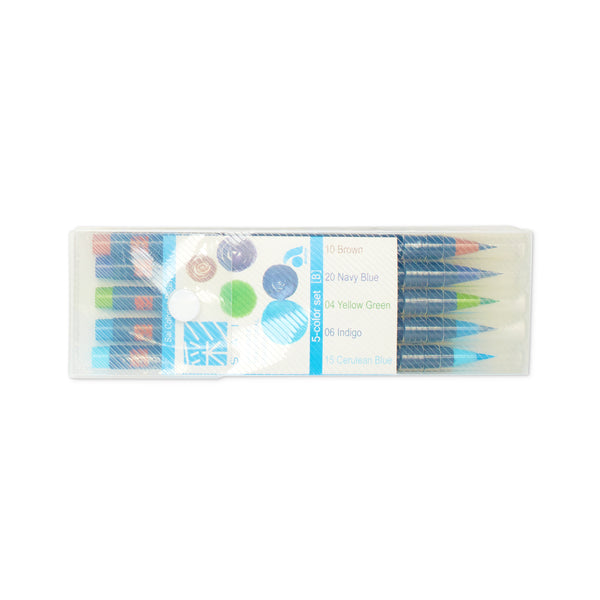 Sai Watercolor Brush Pens- Spring Color Set of 5 (set A) — Two Hands Paperie