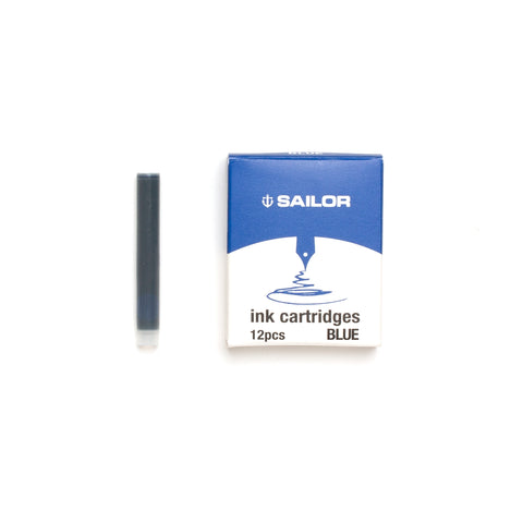 Sailor Ink Cartridge - Blue (Pack of 12)