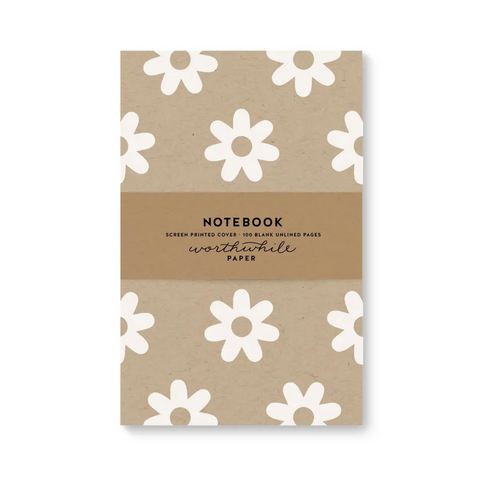 Daisy Pattern Notebook - Blank