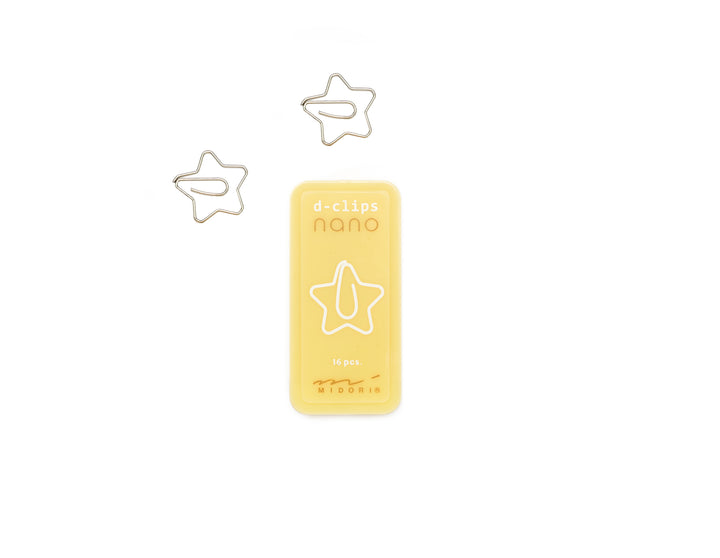 Midori D-Clips Nano Star Paperclips