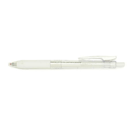 Zebra Sarasa Push Clip Gel Pen - Milk White