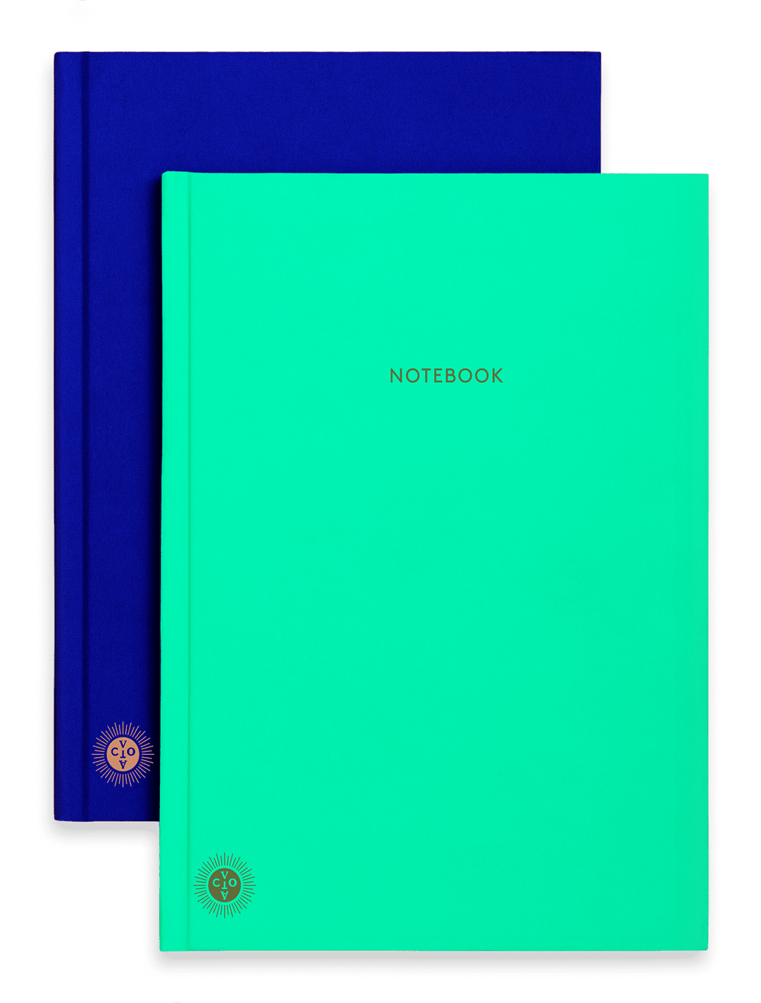 Blue & Mint Double-Sided Notebook Planner