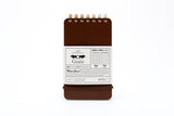 Dark Brown Grain Notebook - Lined & Blank