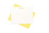 Custom Stationery - Flat note + Envelope
