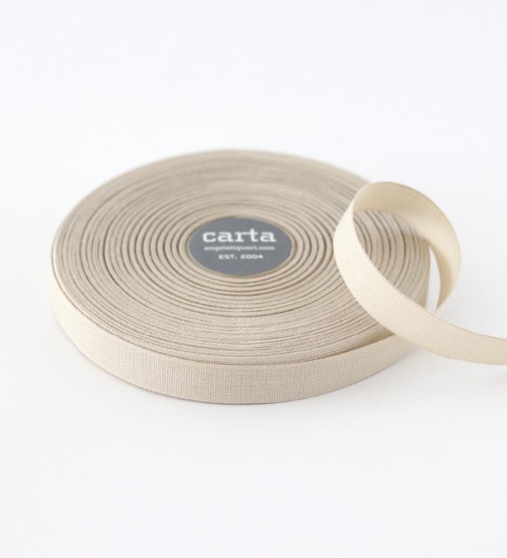 Tan Tight Weave Cotton Ribbon