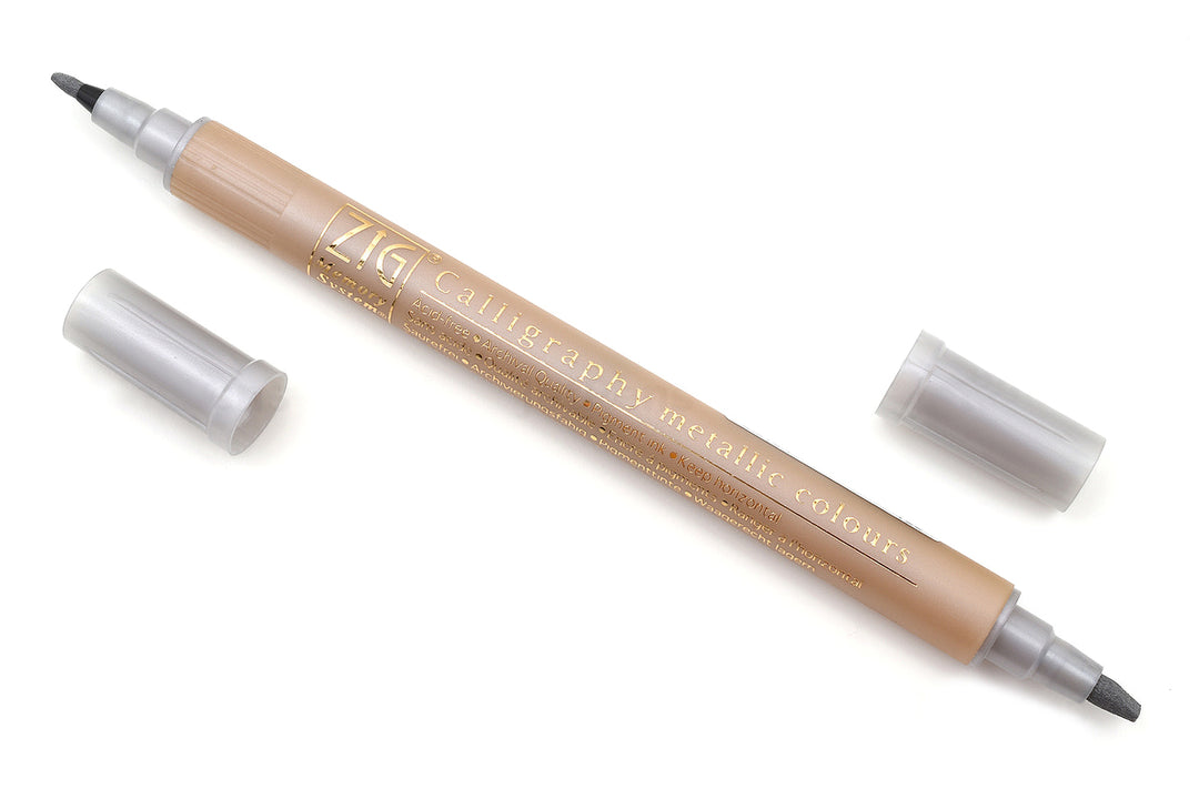 ZIG Calligraphy Metallic Marker - Silver