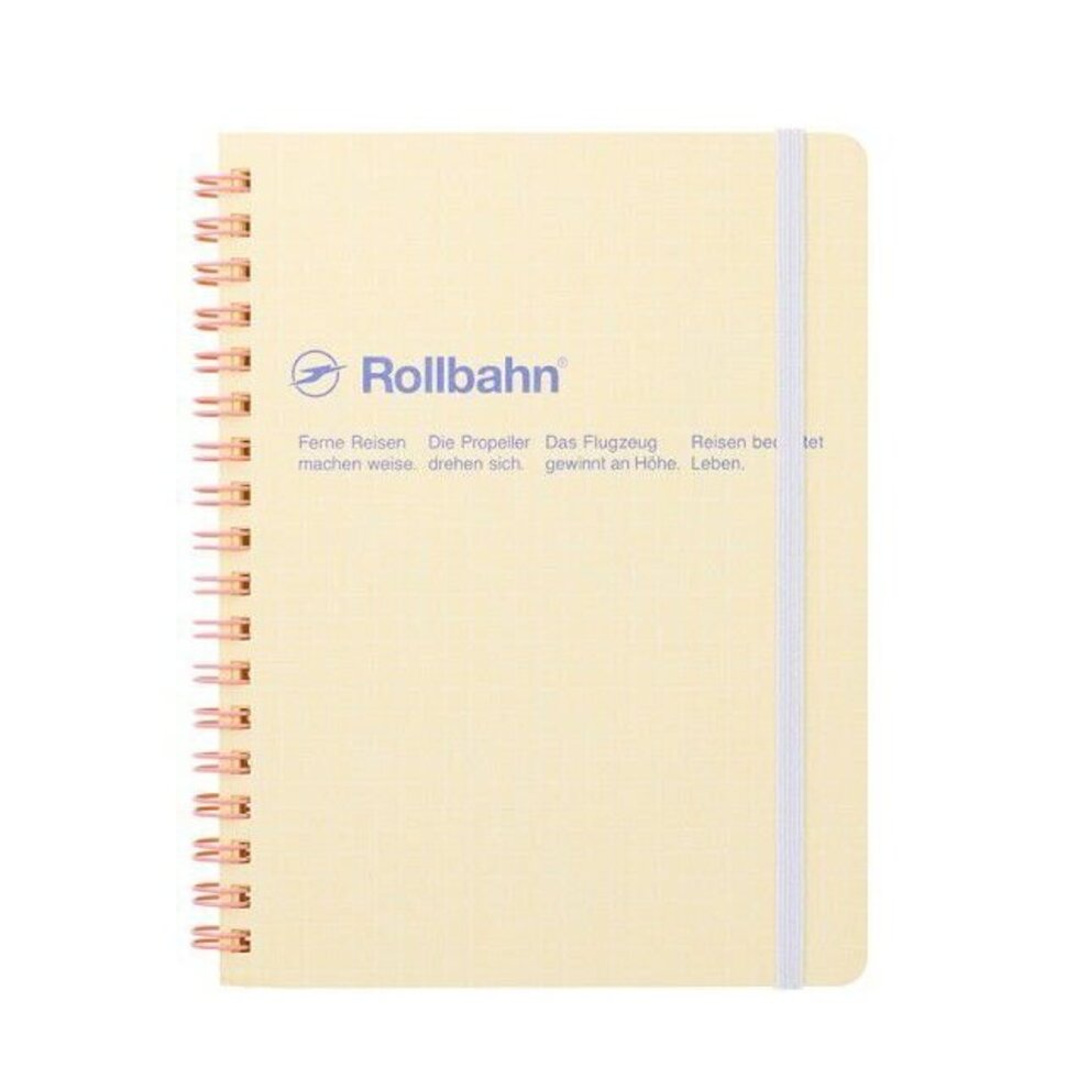Rollbahn Scuola Notebook Large - Light Yellow