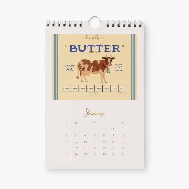 2026 Country Farm Kitchen Calendar