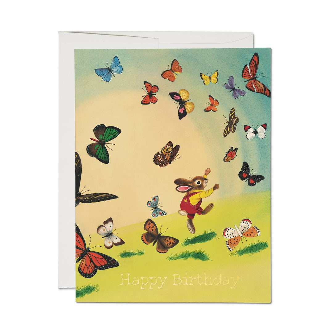 Bunny and Butterflies Birthday