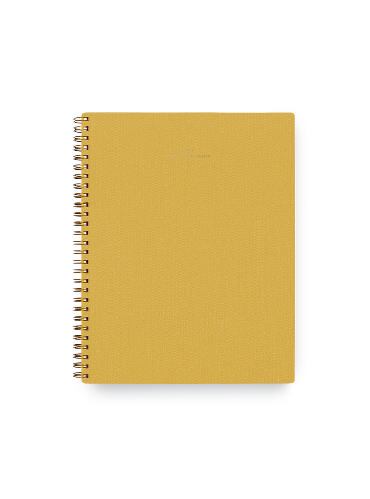 2025 Year Task Planner - Cobalt Yellow