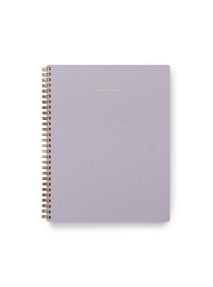 2025 Year Task Planner - Lavender Gray