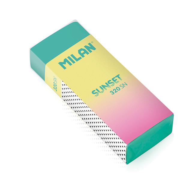 Milan Plastic Eraser- Sunset