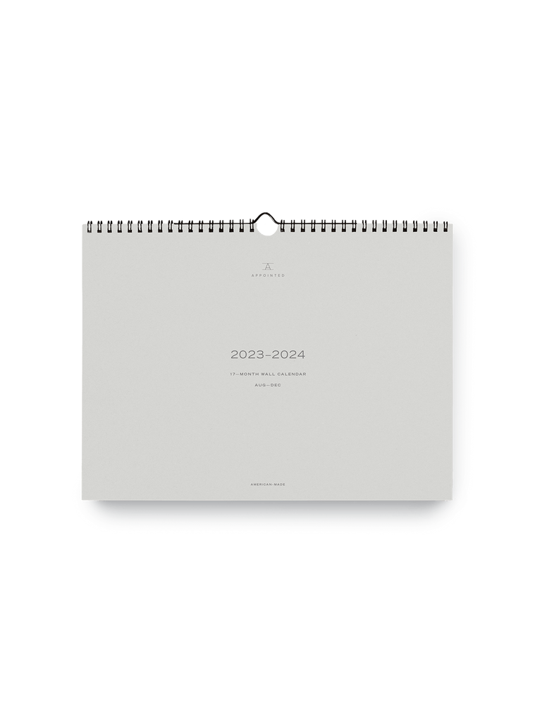 2024 Appointed Studio Wall Calendar