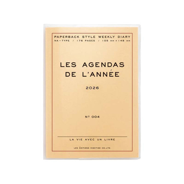 2026 A6 Block Poche Planner - Cream