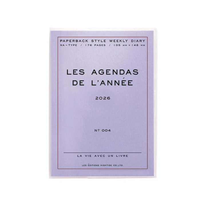 2026 A6 Block Poche Planner - Lavender