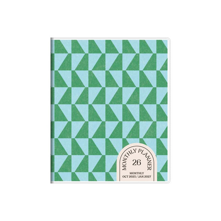 2026 Monthly Planner Square - Sail Green