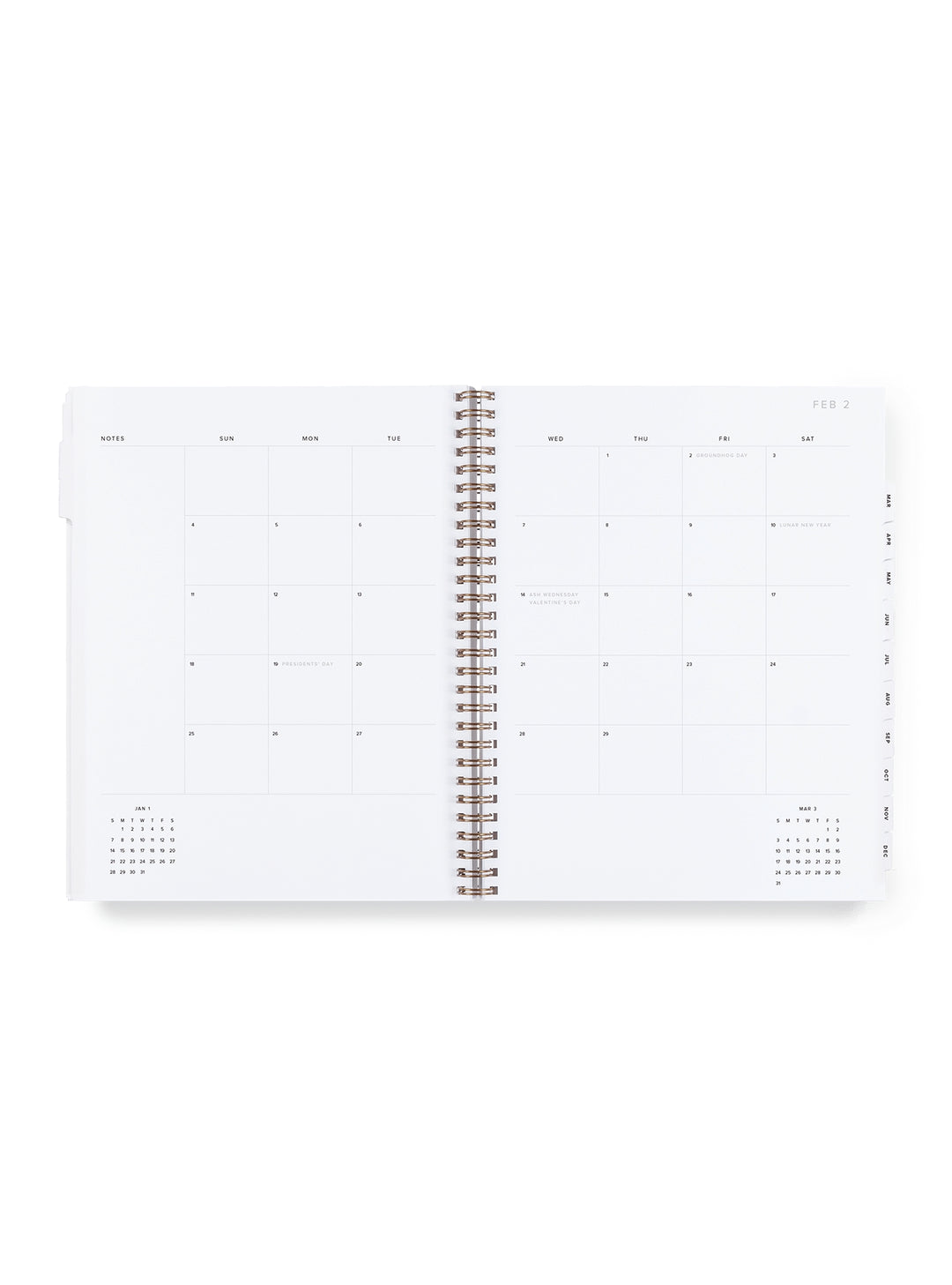 2025 Year Task Planner - Cobalt Yellow